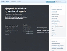 Tablet Screenshot of butikkik.dk